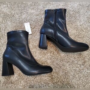 Lane Bryant Dream Cloud Faux-Leather Dressy Bootie